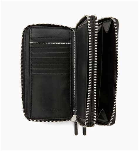 calvin klein zip around wallet.